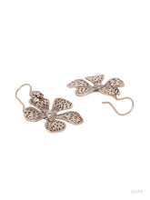 Load image into Gallery viewer, Adorn by Nikita 92.5 Sterling Silver Floral Design Drop Earring
