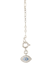 Load image into Gallery viewer, 92.5 Sterling Silver Evil eye charm with chain
