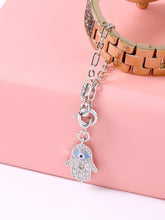 Load image into Gallery viewer, 92.5 Sterling Silver Watch Chain With Charm
