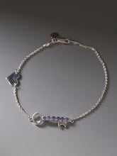 Load image into Gallery viewer, Adorn By Nikita Sterling Silver Key Bracelet
