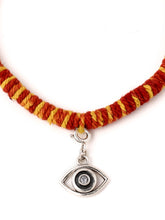 Load image into Gallery viewer, Adorn By Nikita Rakhi With Sterling Silver Evil Eye Charm
