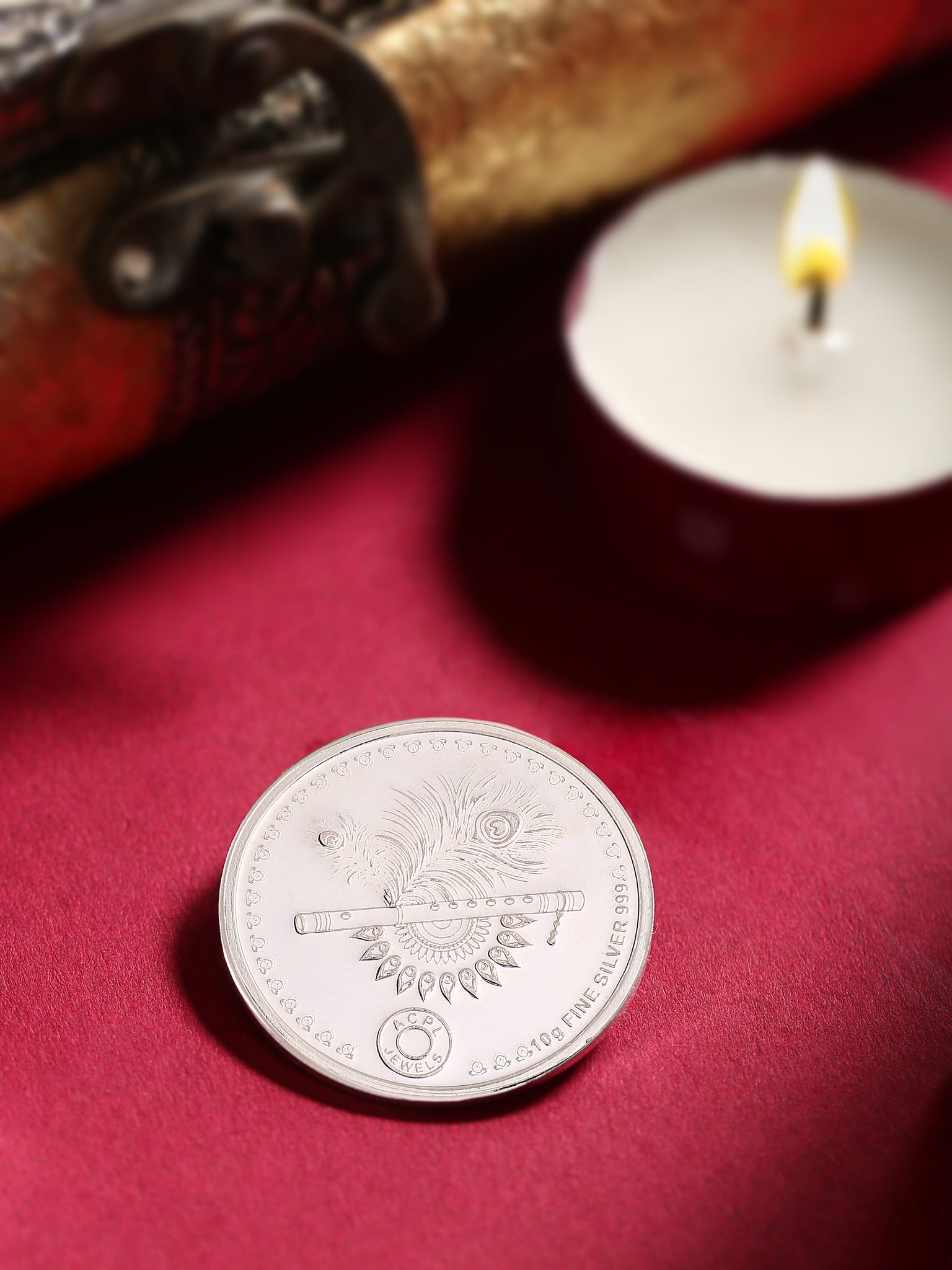 99.90% Pure Silver 100grams Laxmi Ganesh Silver Coin by Sarafa Traders  Commity - Etsy